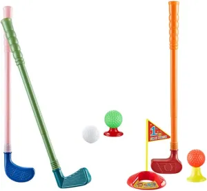 Kids Golf Set Plastic Golf Clubs Mini Golf Set Golf Toy Set Indoor Outdoor Lawn Toy Golf Clubs Sports Toys for Kids Toddlers Boys Girls