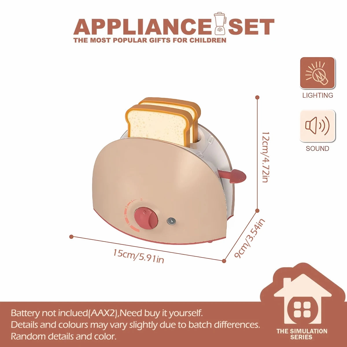 Kids Kitchen Toy Set for Pretend Play