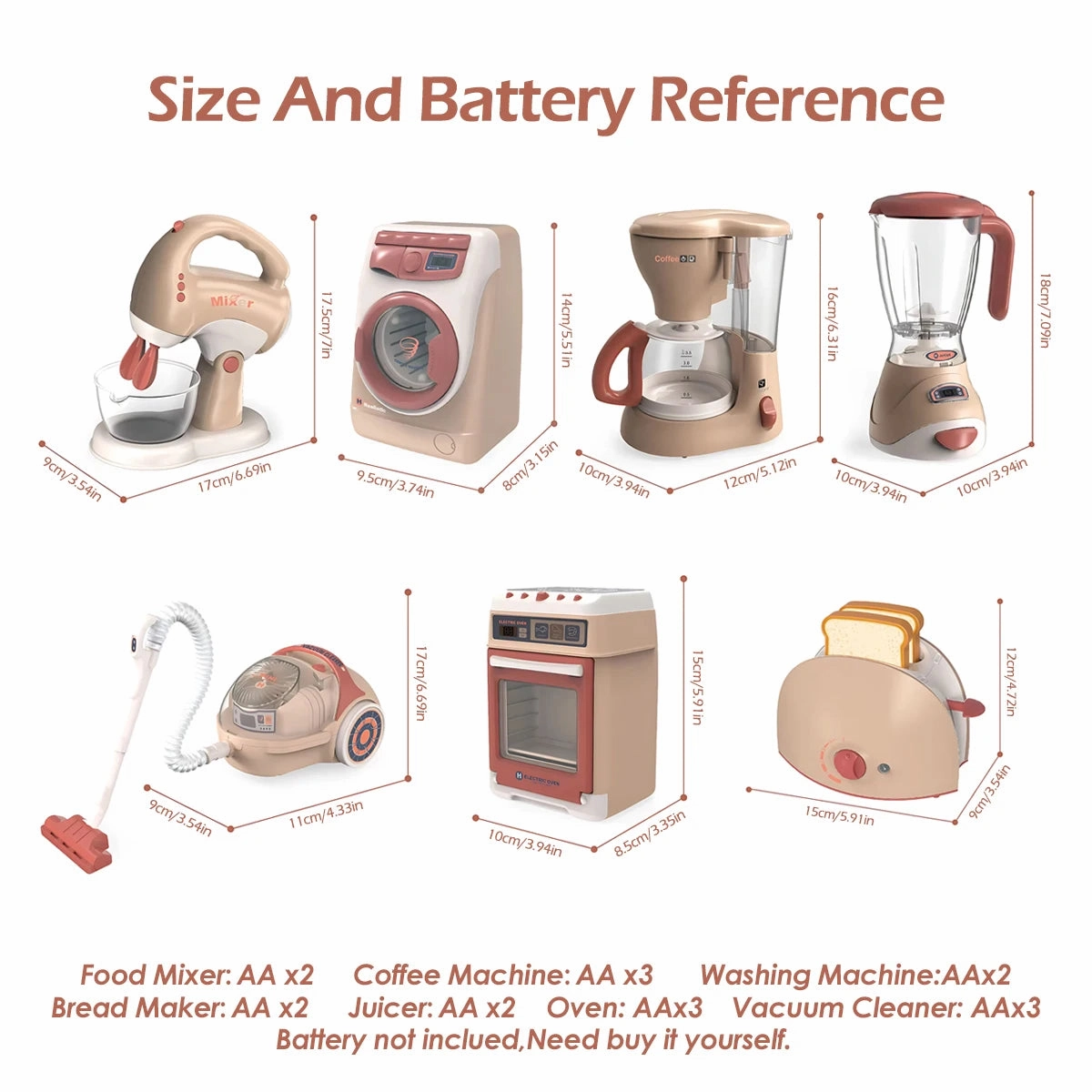 Kids Kitchen Toy Set for Pretend Play