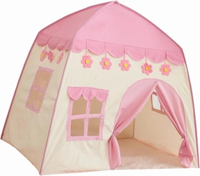 Kids Play Tent Indoor Pretend Toy Castle Tents for Baby | Portable Princess Playhouse Outdoor Indoor Picnic Games | 51x39x51in Large Space | Great for Girls - Pink, 130x100x130cm