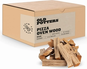 Kiln Dried Pizza Oven Cooking Logs, Approx 12 lbs, Wood Logs for Pizza Ovens, Grills and Smokers, Solo Stove Mesa XL, Oak~ 6 Inch Mini Log, Product of USA (790 Cubic Inches)