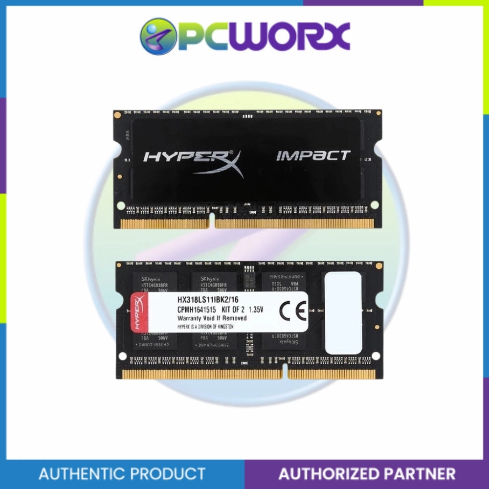 Kingston HX318LS11IBK2/16 HyperX Impact Black 16GB 2x8 DDR3 1866MHz Sodimm
