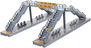 Kisangel 2 Sets n Scale Bridge Scenery Eiffel Building Sand Table Model Miniature Pedestrian Bridge DIY Building Supplies