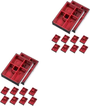 Kisangel 5sets Mini Tableware Set Mini House Decor Miniature and Girls Toy 10pcs*5