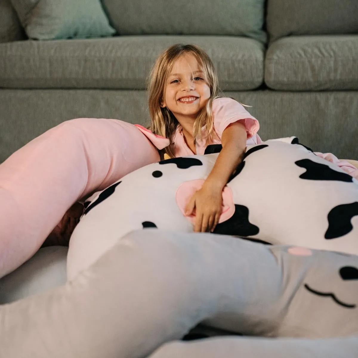 KRITTERS – Incredibly Soft Silk Cotton, Stuffed Animal, Body Pillow for Kids, Kritters to Snuggle, Pillow Pets for Boys or Girls, Washable Removable Cover, Play, Calming Anxiety, ADHD, Special Needs