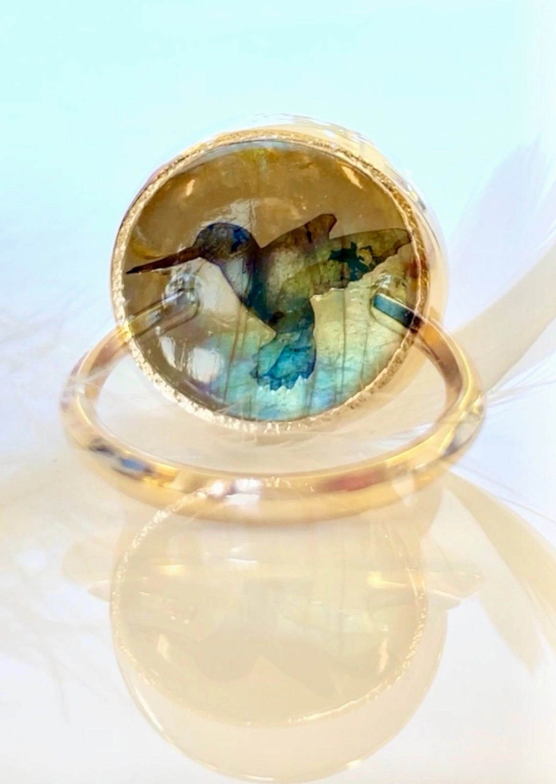 Labradorite Cocktail Ring