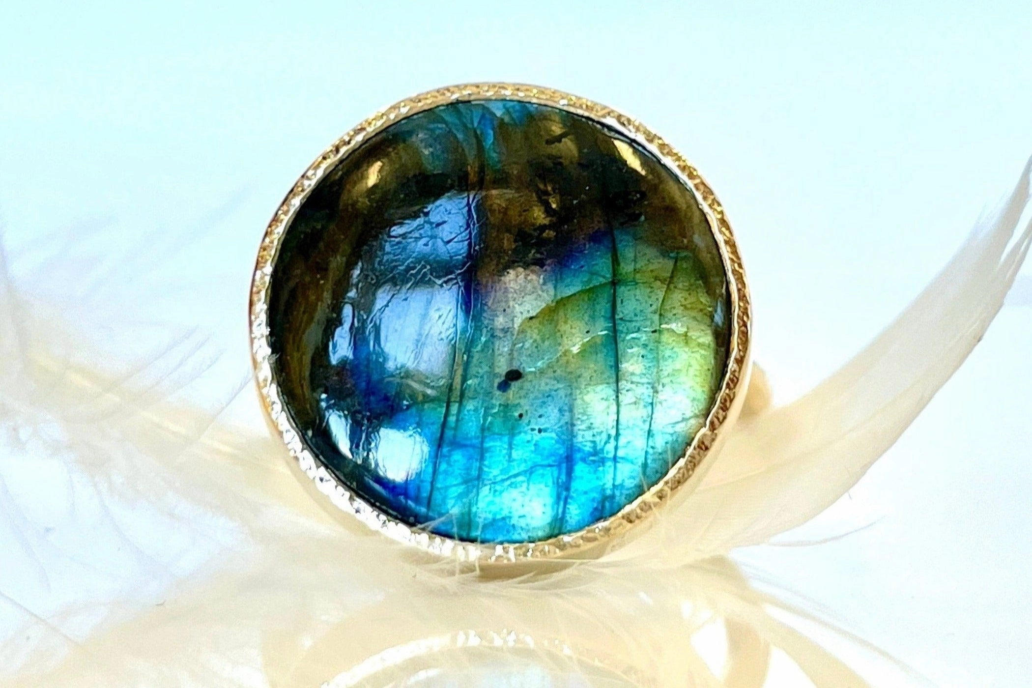 Labradorite Cocktail Ring