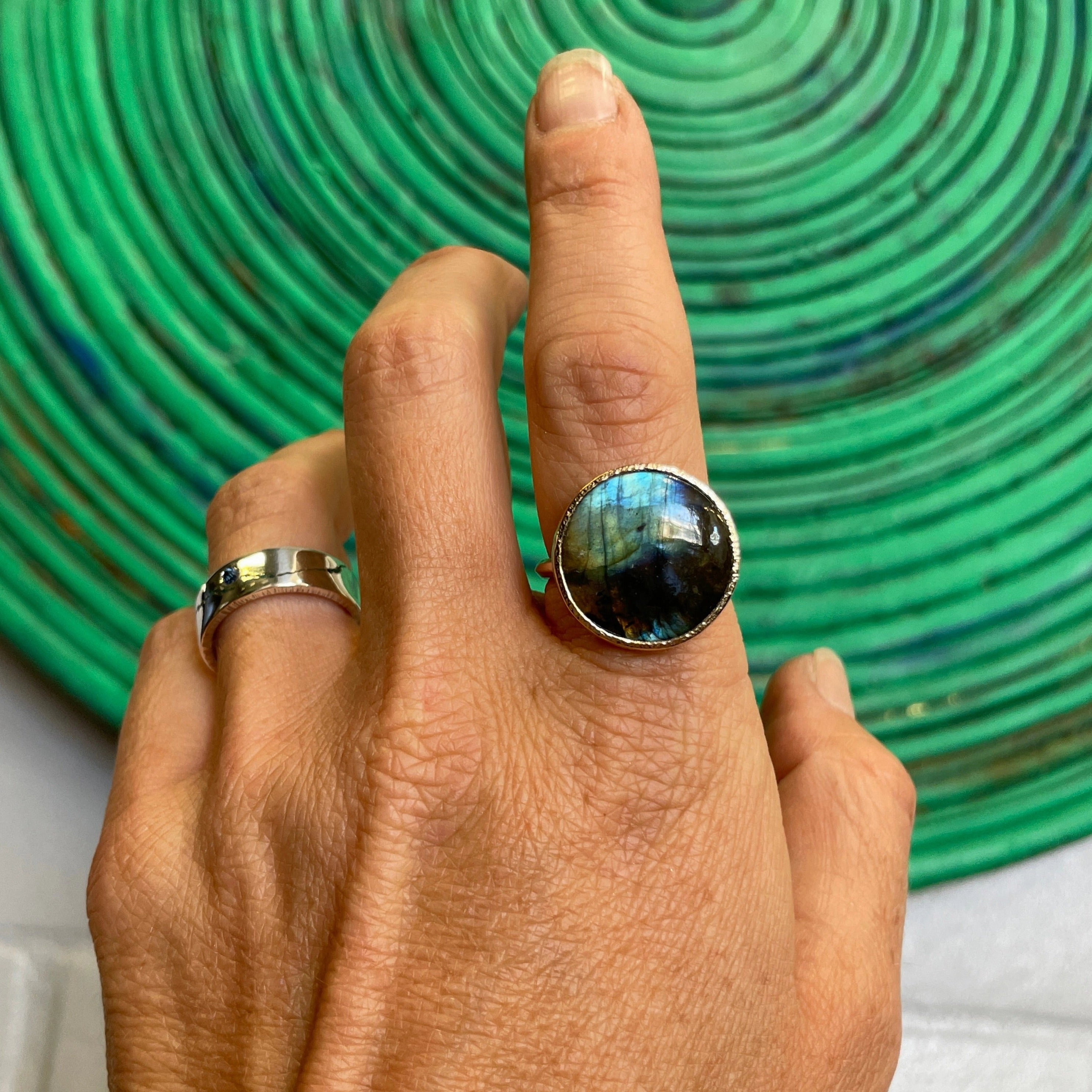 Labradorite Cocktail Ring