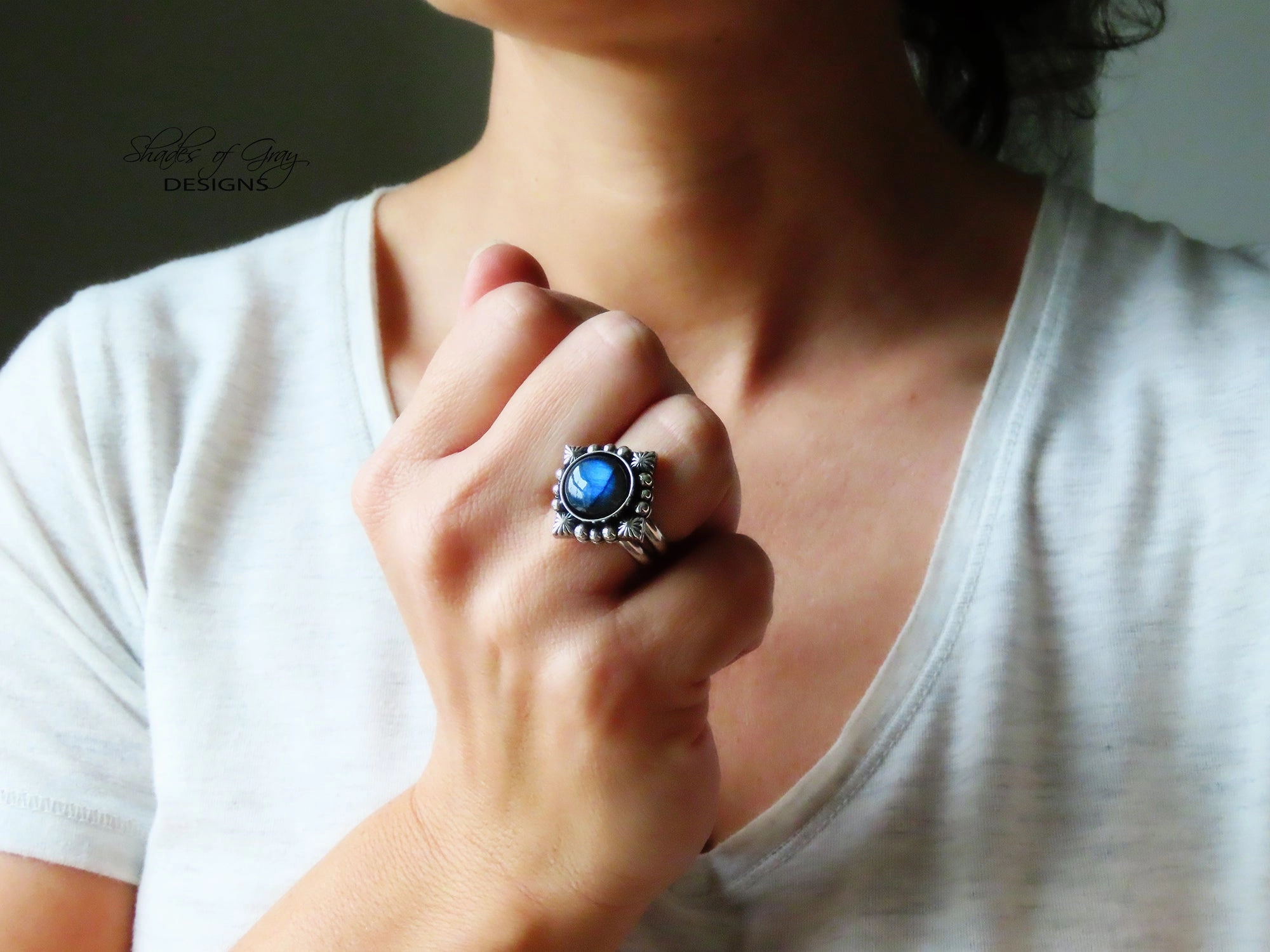 Labradorite Ring or Pendant (Choose Your Size)