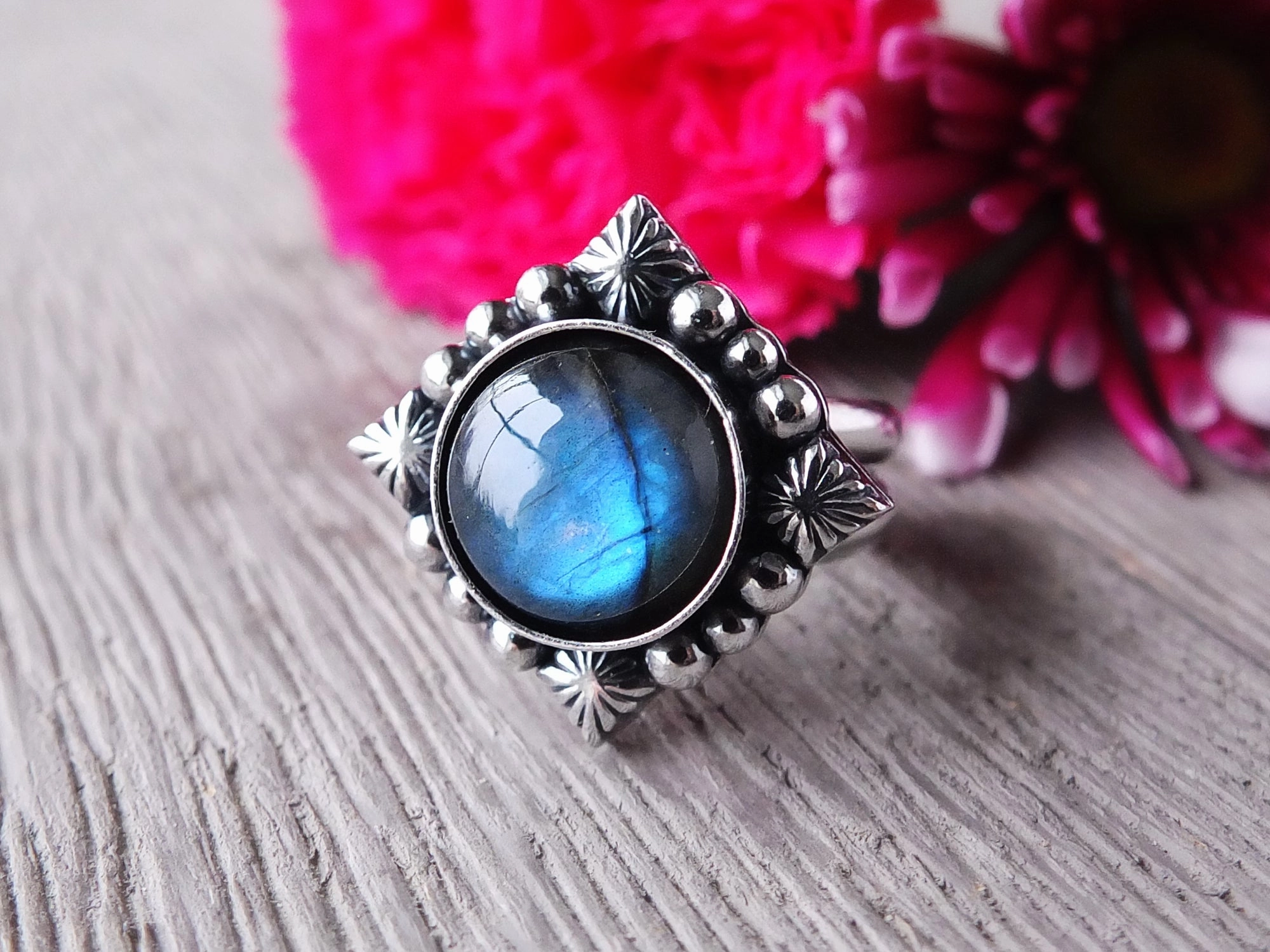 Labradorite Ring or Pendant (Choose Your Size)