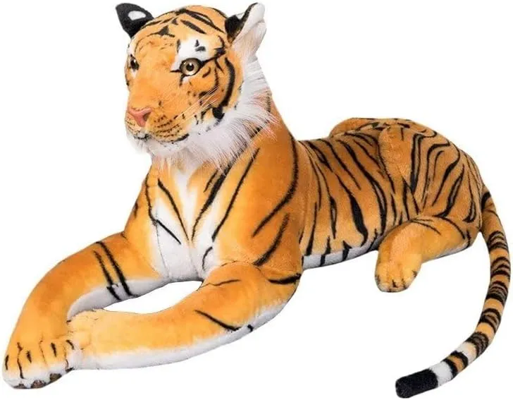 Large Stuffed Tiger Plush Toy- Giant Tiger Stuffed Animal -Big Plush Toy (28inches,Excluding Tail)