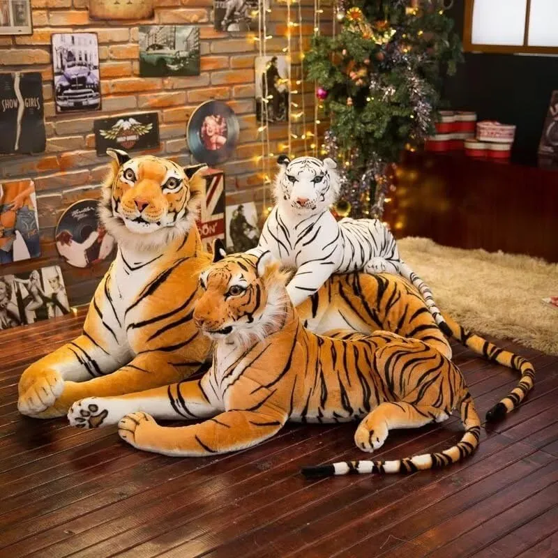 Large Stuffed Tiger Plush Toy- Giant Tiger Stuffed Animal -Big Plush Toy (28inches,Excluding Tail)