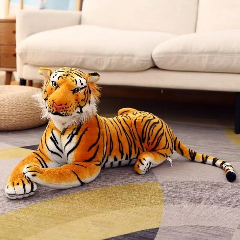 Large Stuffed Tiger Plush Toy- Giant Tiger Stuffed Animal -Big Plush Toy (28inches,Excluding Tail)
