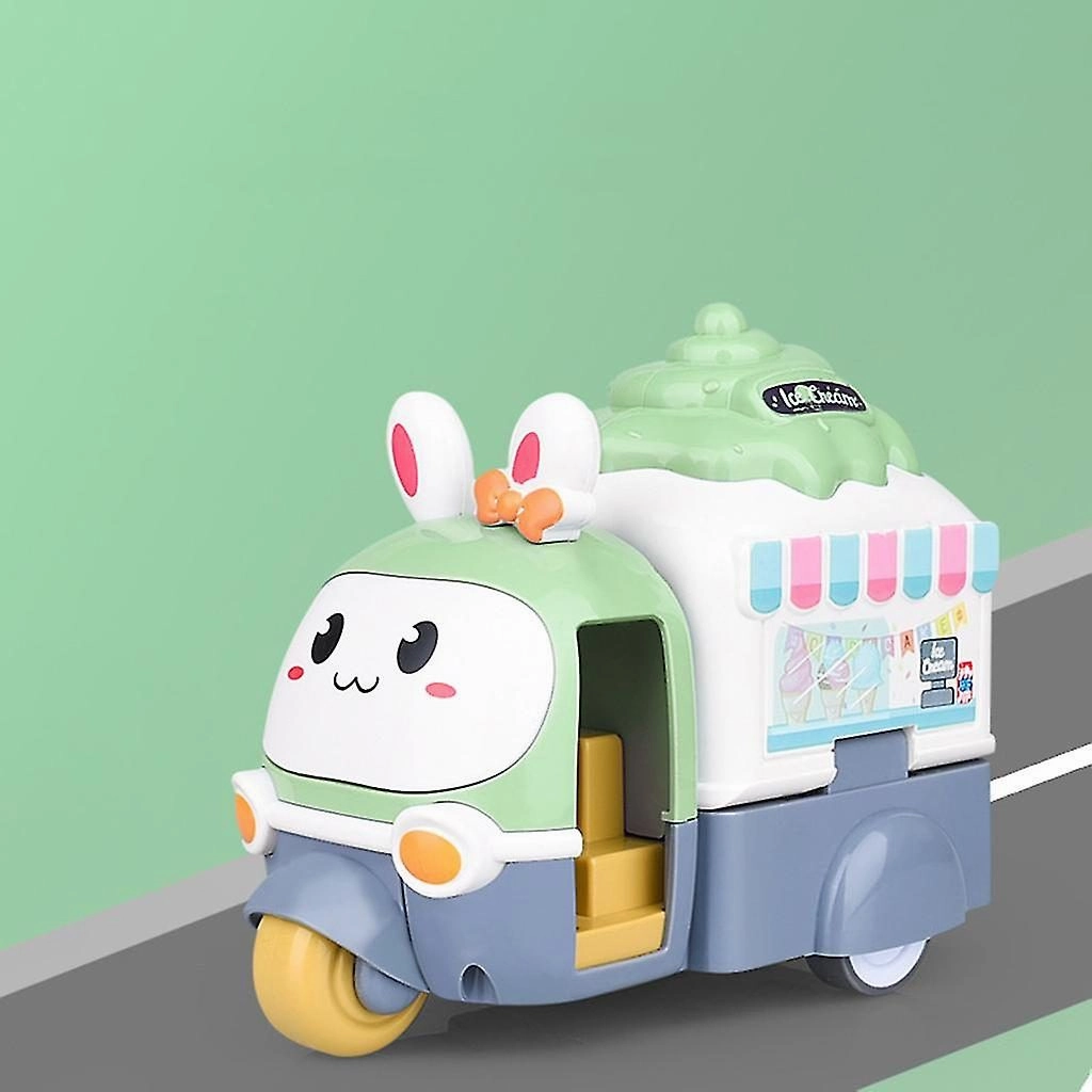 Learning And Educational Car Toy Ice Cream Car Toy Friction Powered With Donuts