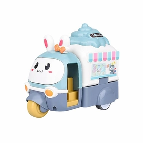 Learning And Educational Car Toy Ice Cream Car Toy Friction Powered With Donuts