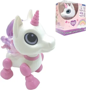 Lexibook Power Unicorn Mini - My Little Robot Unicorn - Robot Unicorn with Sounds, Music, Light Effects, Voice Repeat and Sound Reaction, Children's Toy (Girl) - ROB02UNI