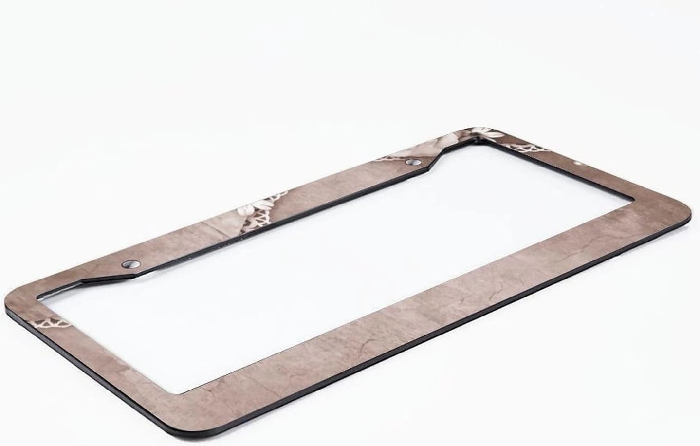 License Plate Frame Car Tag Holder Cover Vintage Deko Rose Car Tag Covers Auto Car Accessories Apply to US, Canada and Mexico Vehicles 6"x12"