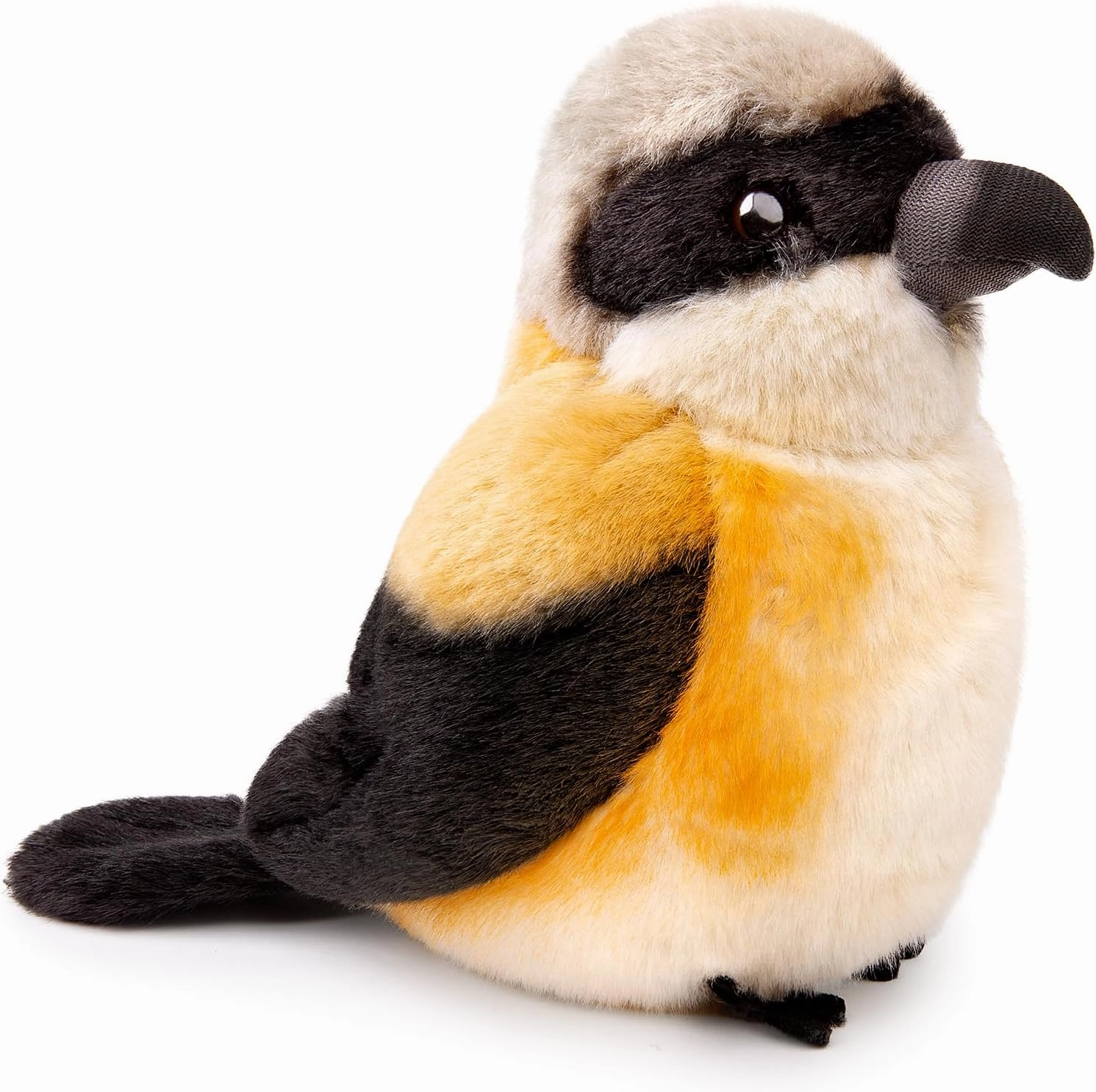 lilizzhoumax Lifelike Long-Tailed Shrike-Brown Stuffed Animal 5",Bird Plush Toy,Cute Plush, Girl Toys,Christmas Children's Gift for Kids,Baby Gift, Home Decor