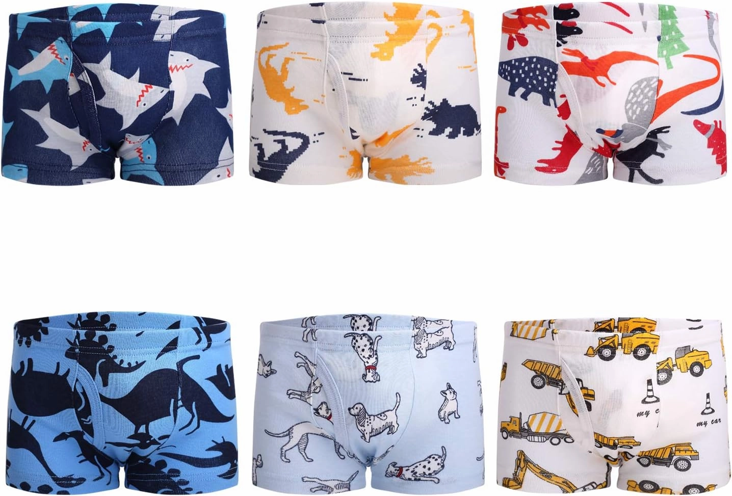 Little Boys Soft Cotton Briefs Toddler Kids Underwear Various cute patterns 6-8-9Pack,size:2-3T 3-4T 4-5T 5-6years 7-8years