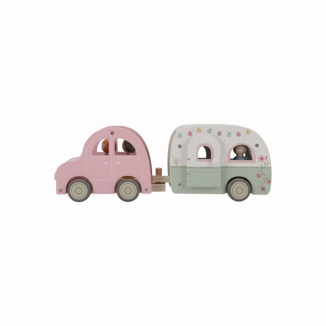 Little Dutch Toy Car With Caravan