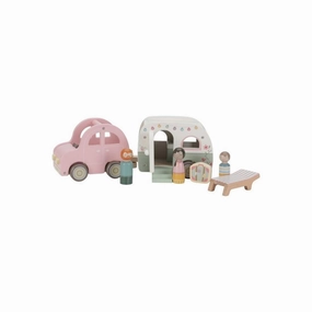 Little Dutch Toy Car With Caravan
