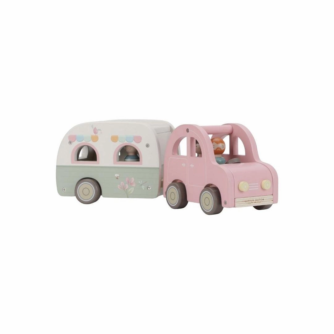 Little Dutch Toy Car With Caravan