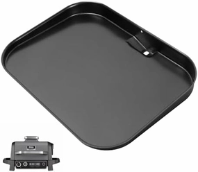 LS'BABQ Griddle Plate for Ninja Woodfire OG700/OG701 Grill Series, XSKGRDPLT Woodfire OG701, Premium Non-Stick Flat Top Cooking Surface Griddle, 15" x 11" Foodi Griddle Pan for Ninja Grill Accessories