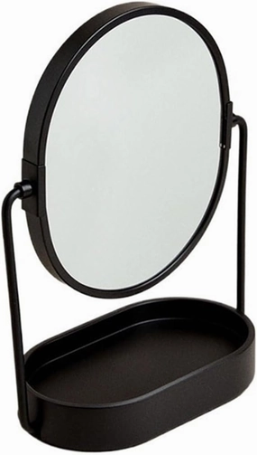 Makeup Mirror Creative Makeup Mirror with Tray, Bedroom Dressing Table Dressing Mirror, Bathroom Desktop Vertical Beauty Mirror Vanity Mirror