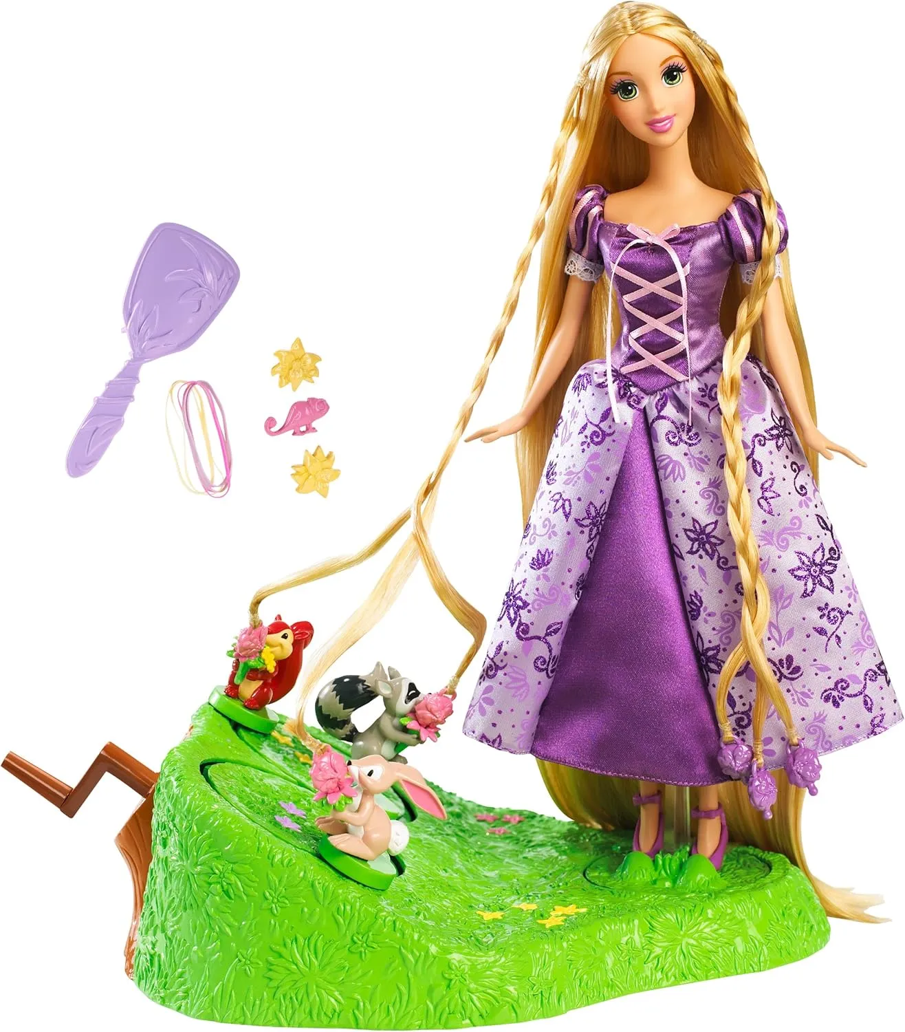 Mattel Disney Tangled Featuring Rapunzel Braiding Friends Hair Braider
