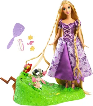 Mattel Disney Tangled Featuring Rapunzel Braiding Friends Hair Braider