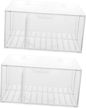 Mens Jewellery Box 2pcs Box Jewelry Box Jewelry Storage Container Earring Holder Jewelry Case Plastic Transparent Watch Gift Box