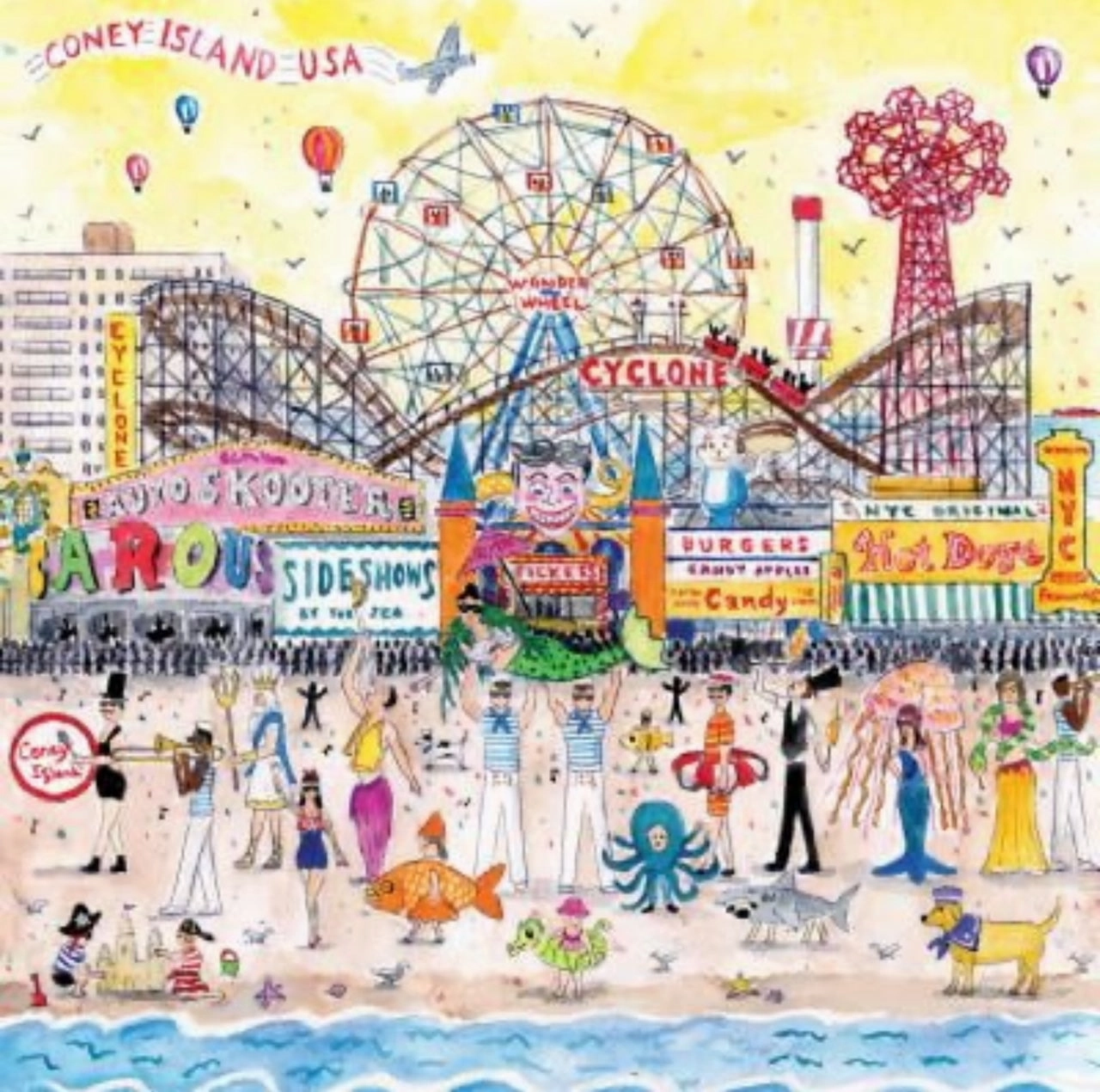 Michael Storrings Coney Island Puzzle - Galison