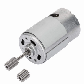 Micro Motor, 6V DC Gear Motor with Two Tooth Heads, RS550 Small High Speed Electric Motor for Electric Toy Car Children Motorcycle, 35W - 55W(550-14000rpm)