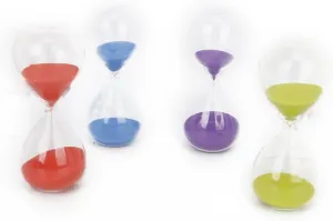 Mikinona Hourglass Timer 15 Minutes Sand Timer Hourglass for Cooking Games Decor Time Hour Sandtimer Dec