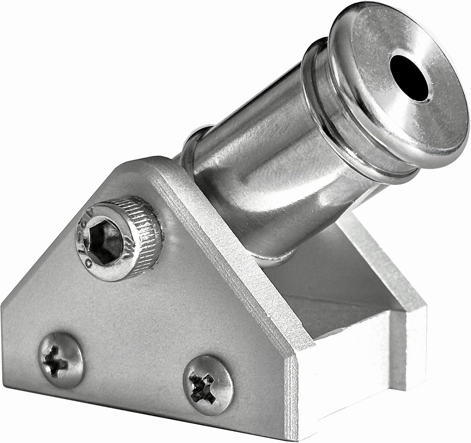 Mini Desktop Cannon Model Set Replica Collectible Desktop Decoration Stainless Steel （Silver）