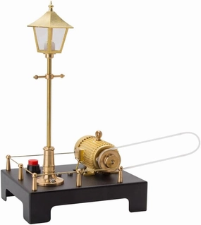 Mini Steam Generator and Lamp Scene Model, DIY Steam Beam Engine Model Accessories for Steam Engine Model, Build Your Own Engine Kit for Adults