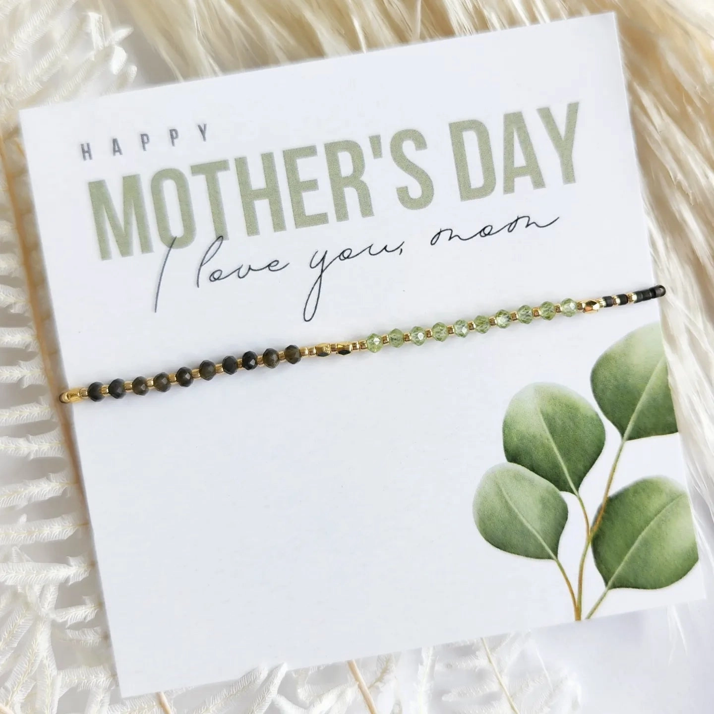 Mother's Day Stackable Gemstone Bracelet