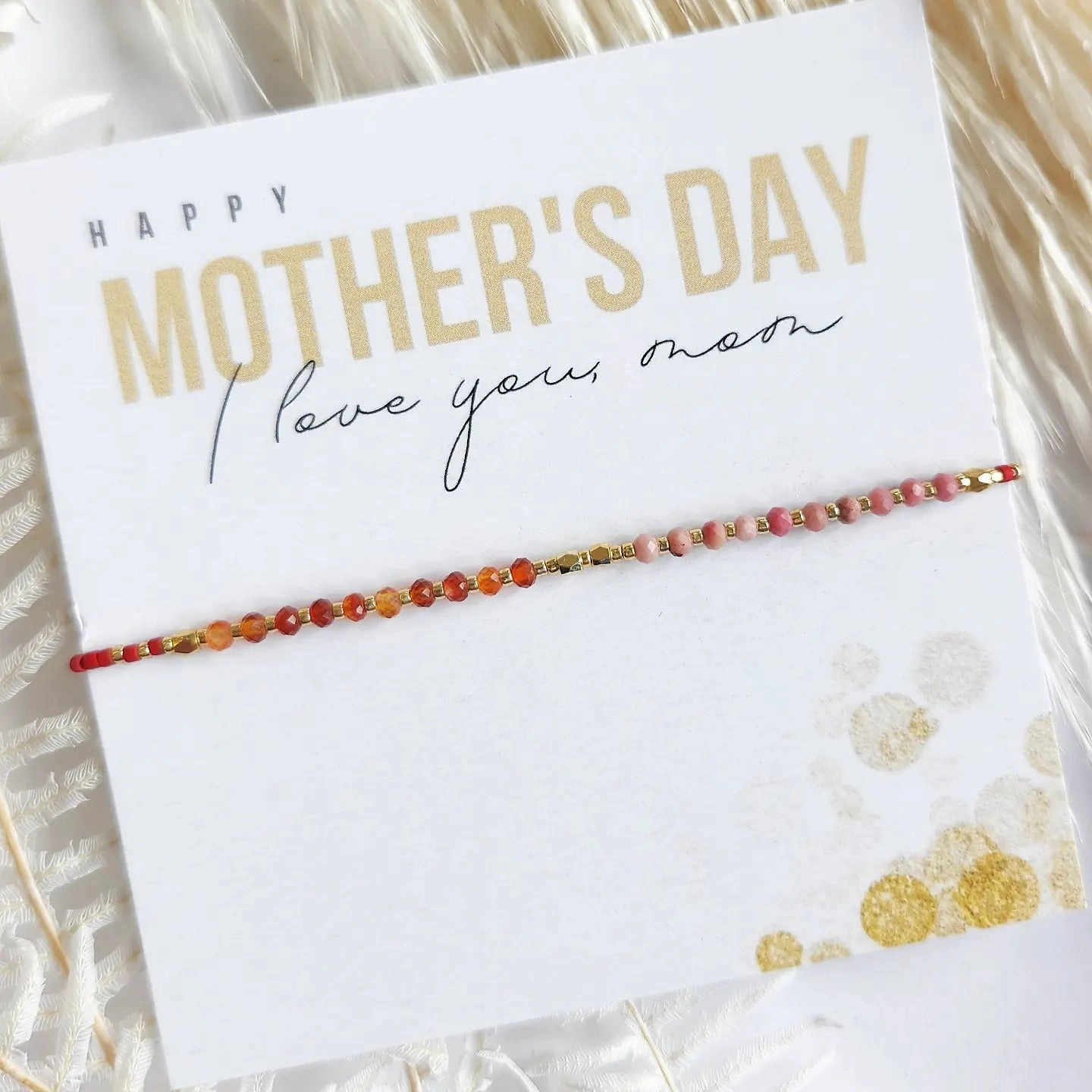 Mother's Day Stackable Gemstone Bracelet