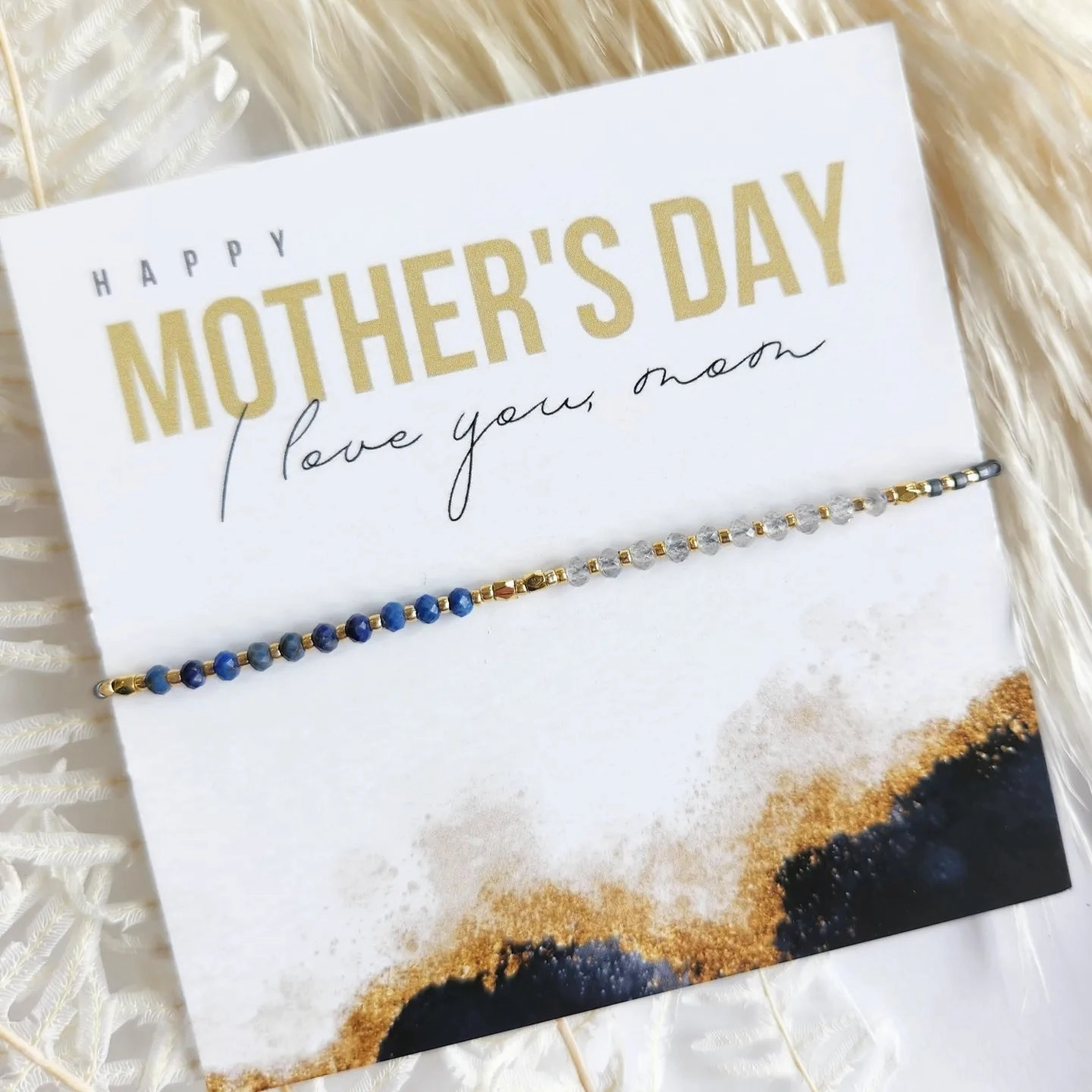 Mother's Day Stackable Gemstone Bracelet