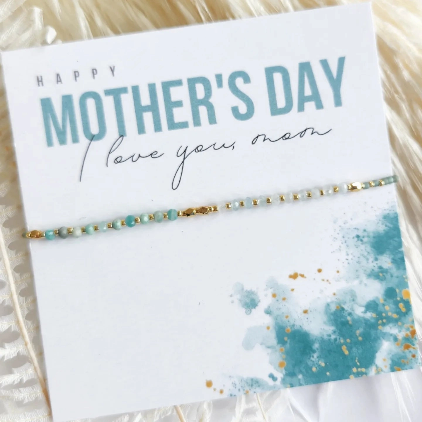Mother's Day Stackable Gemstone Bracelet