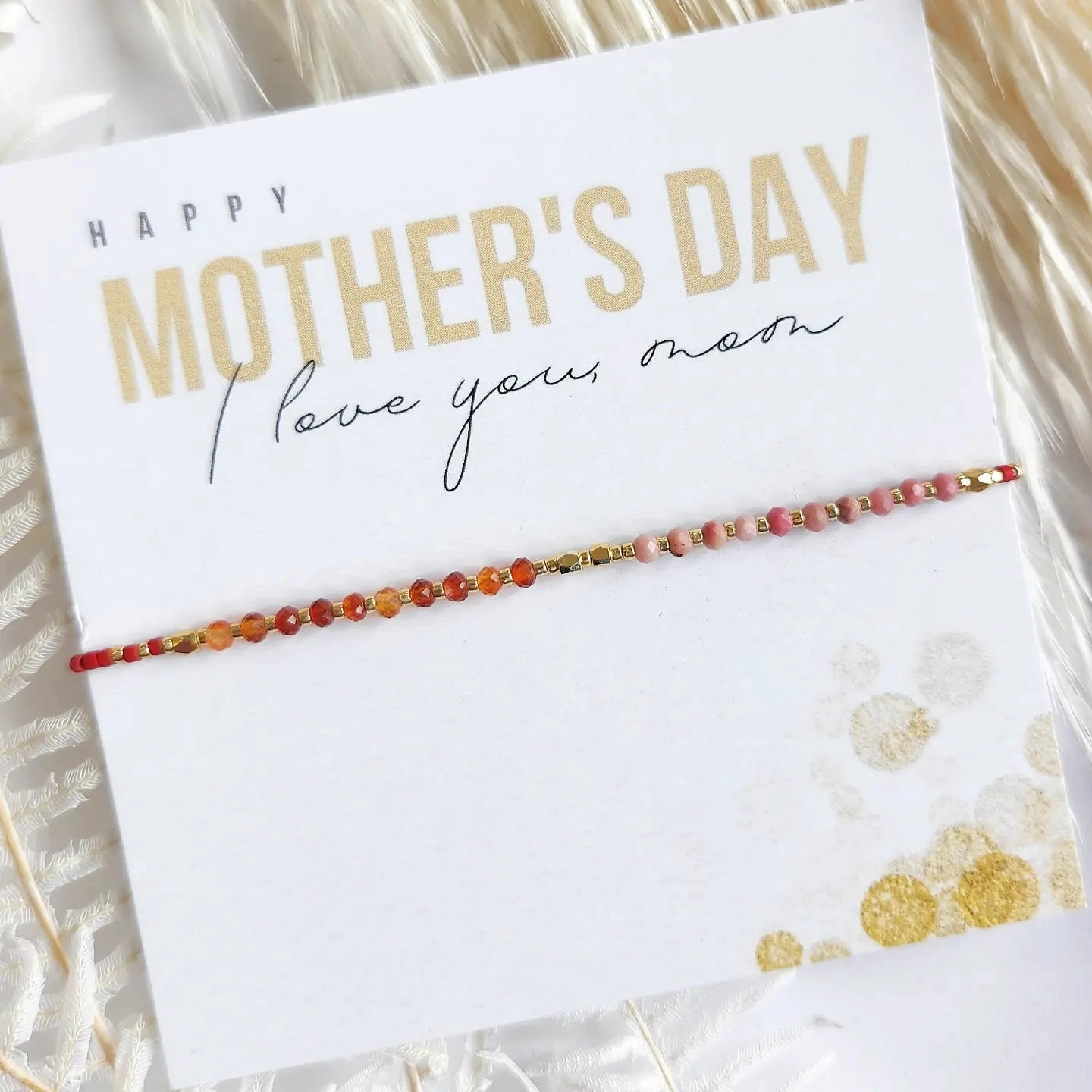 Mother's Day Stackable Gemstone Bracelet
