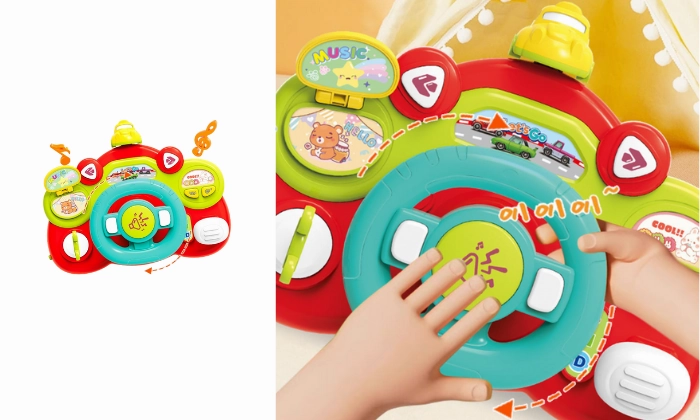 Multi-Function Steering Wheel Toy