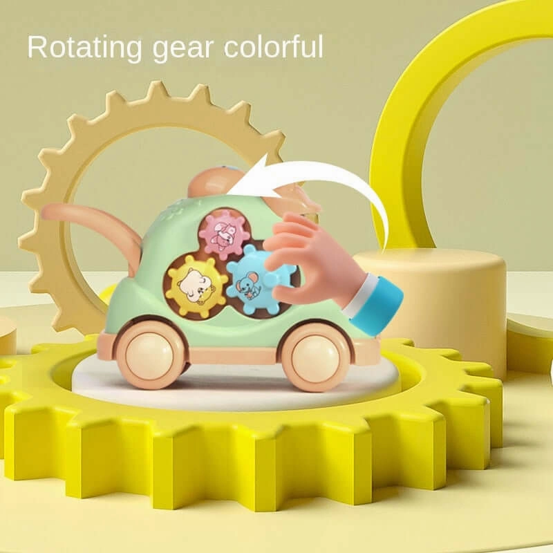Musical Cartoon Car Toy for Baby