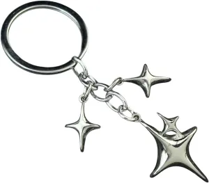 New 2026 Arrive Unisex Keychains Star Moon Metal Key Rings For Women Men Friendship Gift Handbag Bag Decoration Handmade Jewelry Luxury With You Accessories Trendy Creative Best For Women And Men