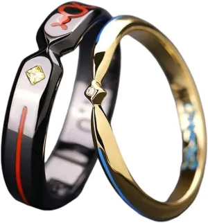New 2026 Unisex Anime Black Saber Altria Pendragon Cosplay Ring Unisex Couple Adjustable Rings Accessories Decoration Jewelry Luxury with for You Trendy Creative for Women and Men