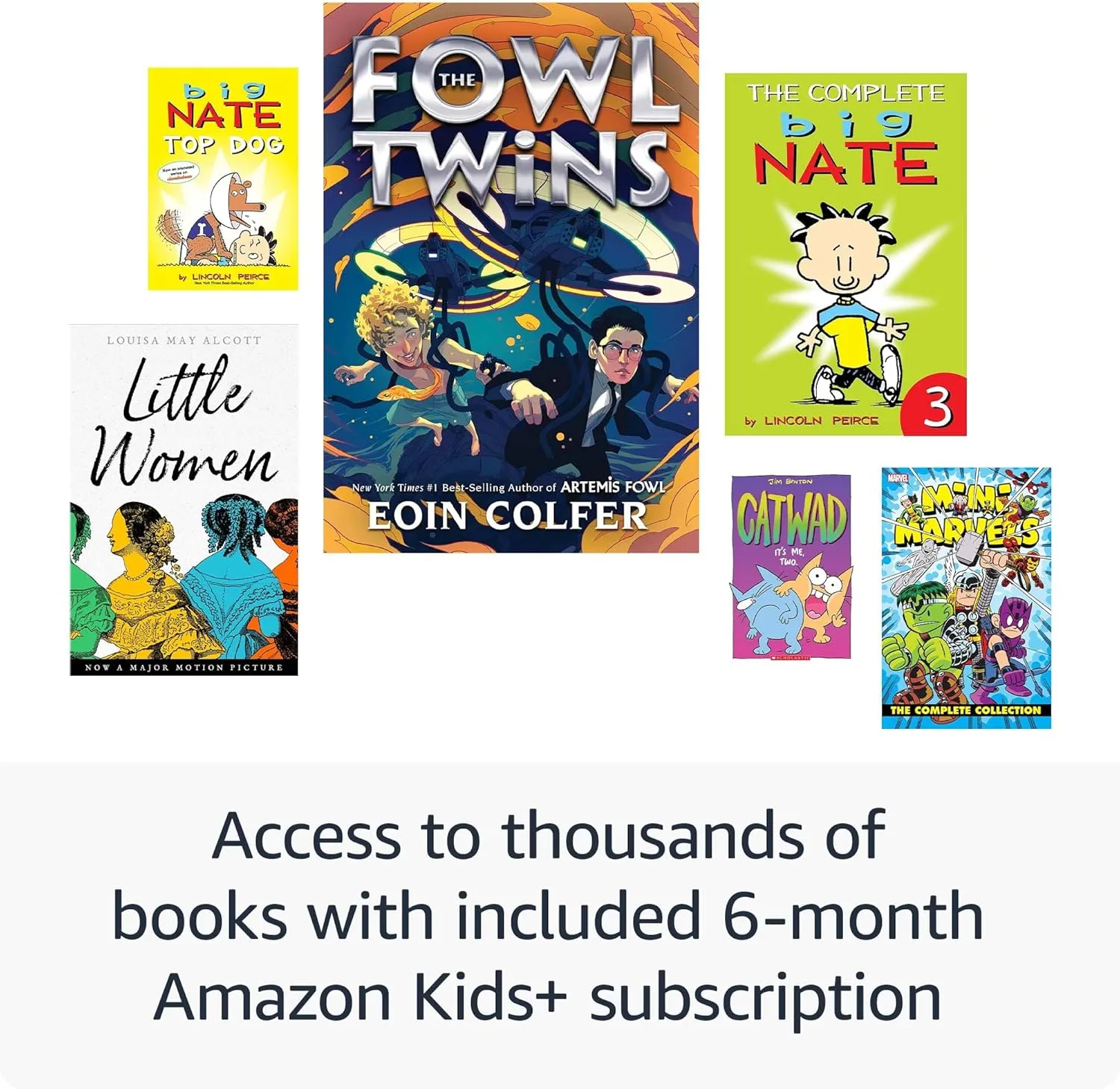 New Amazon Kindle Kids (16 GB) - If it breaks, we will replace it, includes ad-free books and cover, with glare-free display, faster page turns - Space Whale