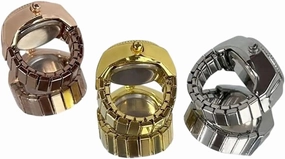 New 2026 Unisex Quartz Digital Couple Watch Ring Fashion Alloy Retro Elastic Rings Jewelry Gift Women Decoration Luxury With For You Accessories Trendy Creative Best And Men