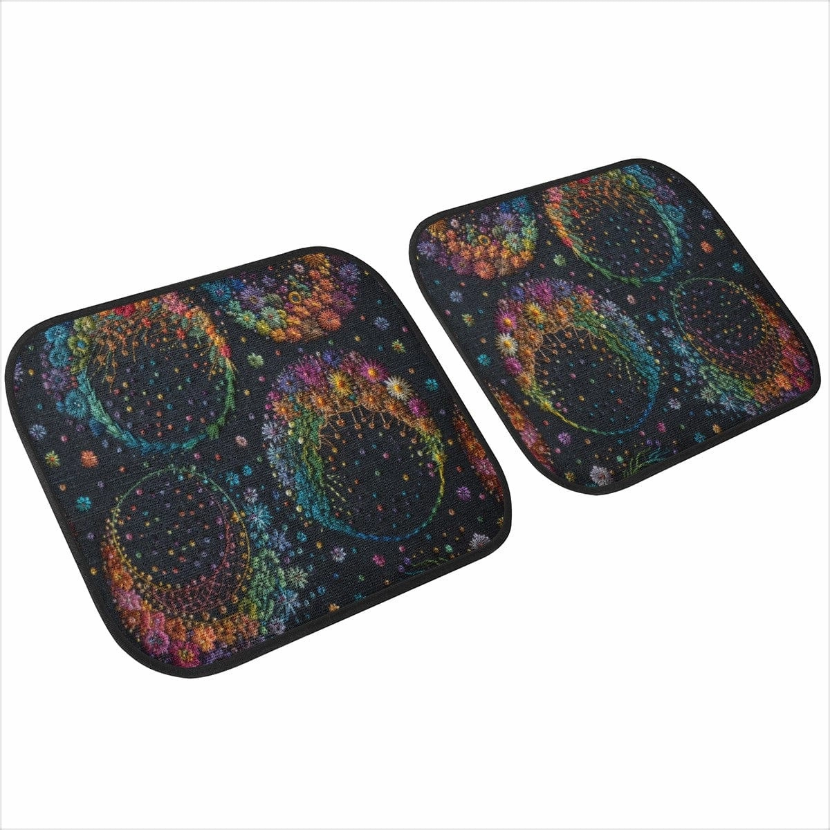 Night Moon Car Floor Mats