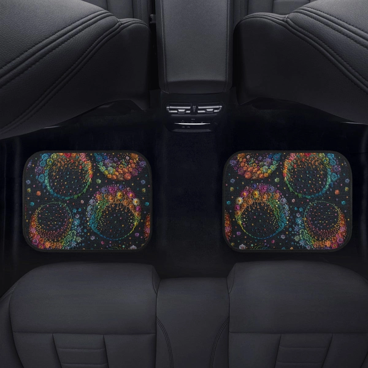 Night Moon Car Floor Mats