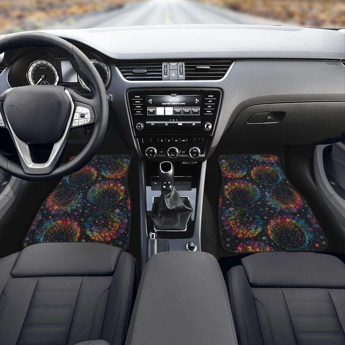 Night Moon Car Floor Mats